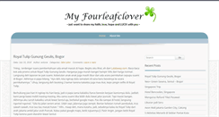 Desktop Screenshot of myfourleafclover.com