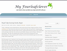 Tablet Screenshot of myfourleafclover.com